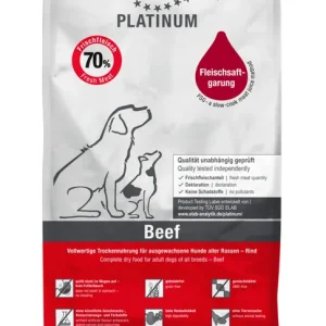 Sparpaket 3 x 5 kg PLATINUM Adult Beef Echt